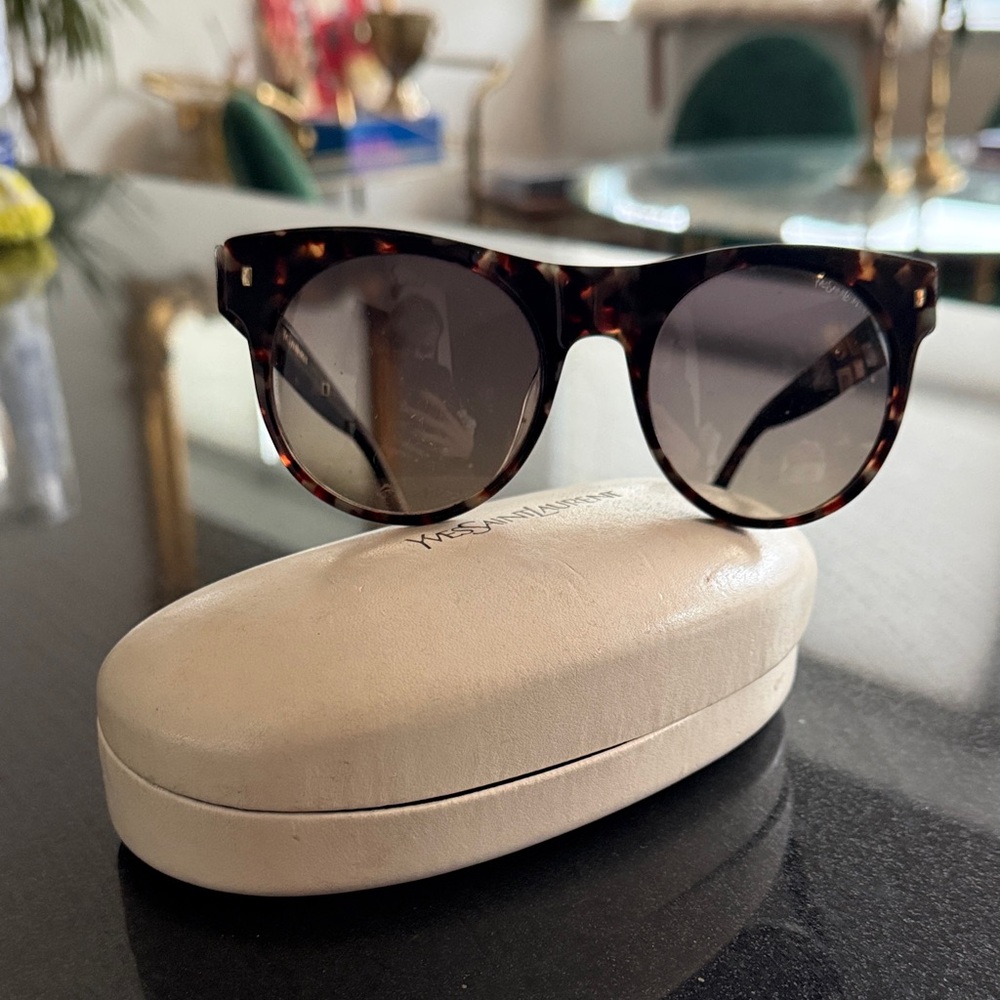 Yves Saint Laurent Tortoiseshell Sunglasses